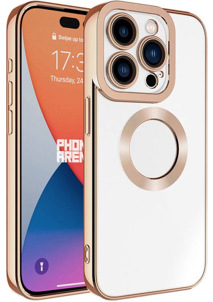 iPhone 15 Pro Max Şık Tasarımlı ve Parlak Omega Premium Silikon Kılıf