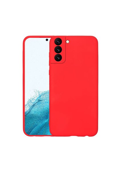 Samsung Galaxy S22 Içi Kadife Dolgulu Şık Candy Lansman Silikon Kılıf