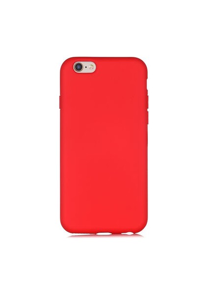 iPhone 6s Içi Kadife Dolgulu Şık Candy Lansman Silikon Kılıf