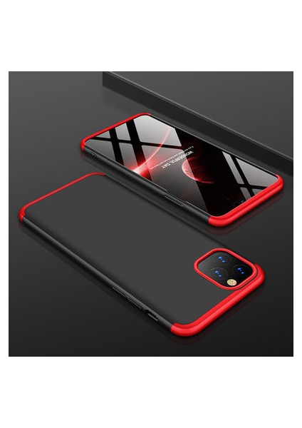 iPhone 11 Pro Max 3 Parçalı Tam Koruma Şık Astrea Premium Sert Kılıf