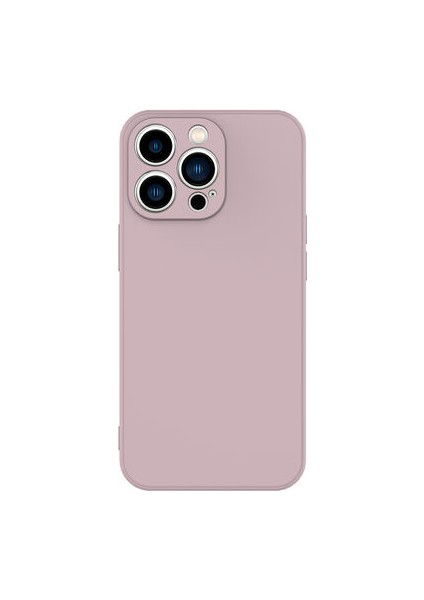 iPhone 13 Pro Içi Kadife Dolgulu Şık Candy Lansman Silikon Kılıf