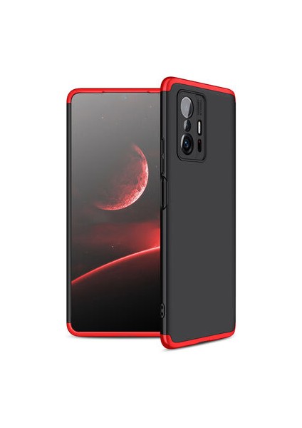 Xiaomi Mi 11T 5g Kılıf 3 Parçalı Şık Patch Sert Silikon Kapak