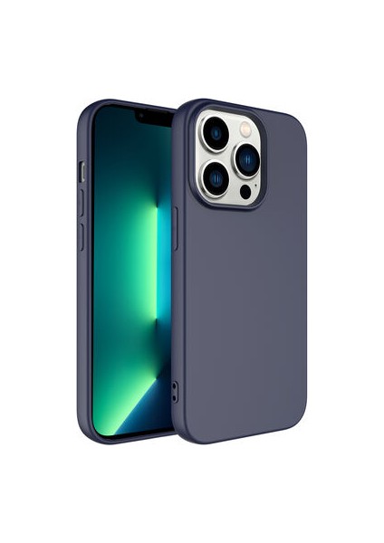 iPhone 14 Pro Içi Kadife Dolgulu Şık Candy Lansman Silikon Kılıf