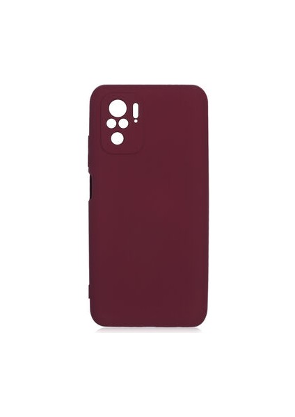 Redmi Note 10S Içi Kadife Dolgulu Şık Candy Lansman Silikon Kılıf