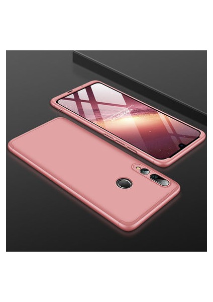 Huawei Y9 Prime 2019 3 Parçalı Tam Koruma Şık Astrea Premium Sert Kılıf