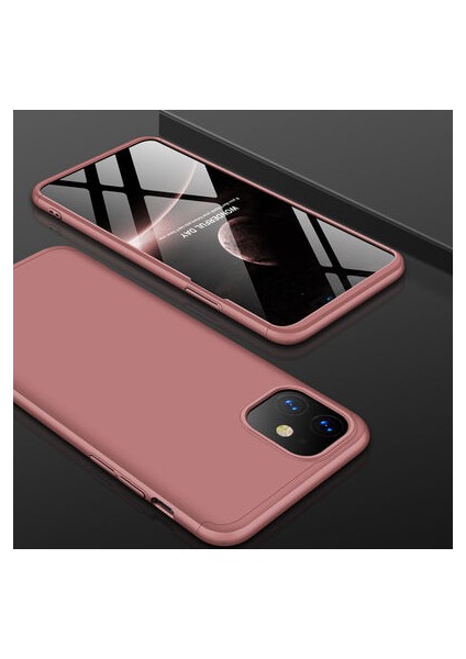iPhone 11 3 Parçalı Tam Koruma Şık Astrea Premium Sert Kılıf
