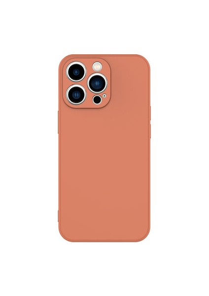 iPhone 13 Pro Içi Kadife Dolgulu Şık Candy Lansman Silikon Kılıf