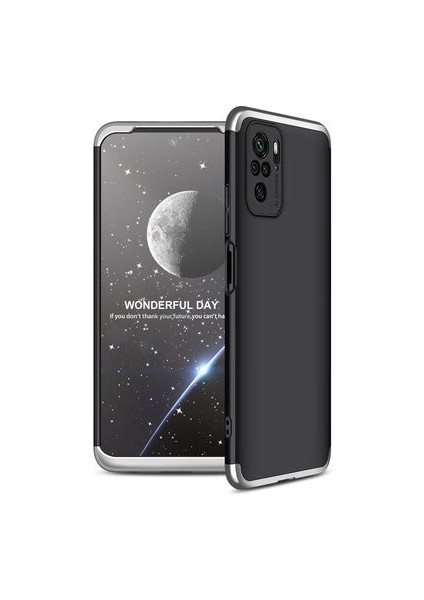 Redmi Note 10 3 Parçalı Tam Koruma Şık Astrea Premium Sert Kılıf