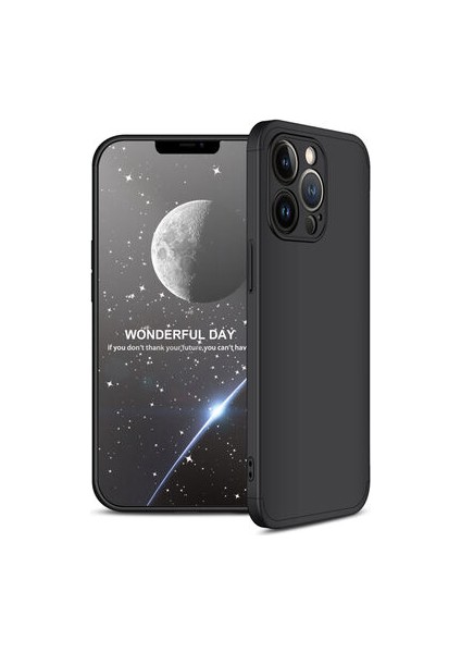 iPhone 13 Pro 3 Parçalı Tam Koruma Şık Astrea Premium Sert Kılıf