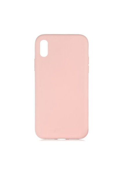 iPhone Xs Içi Kadife Dolgulu Şık Candy Lansman Silikon Kılıf