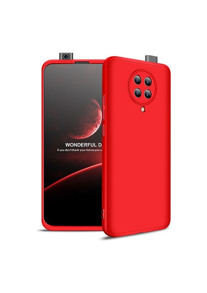 Redmi K30 Pro 3 Parçalı Tam Koruma Şık Astrea Premium Sert Kılıf