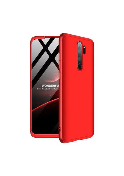 Redmi Note 8 Pro 3 Parçalı Tam Koruma Şık Astrea Premium Sert Kılıf