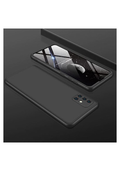 Samsung Galaxy A51 3 Parçalı Tam Koruma Şık Astrea Premium Sert Kılıf