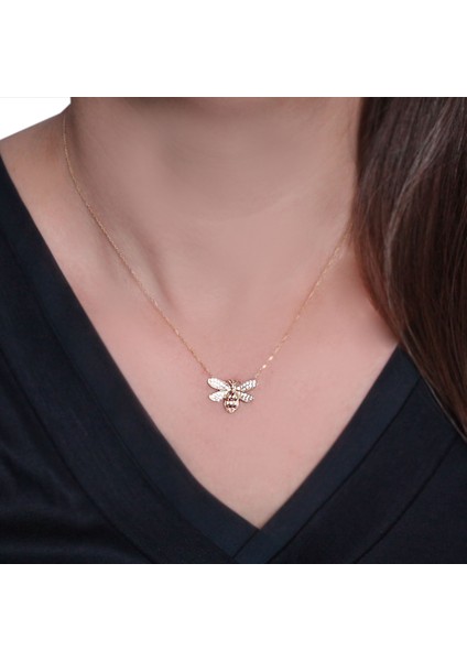 Altın Arı Kolye (KLY0364) fiyatları