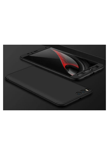 Techno Guru Xiaomi Mi 6 3 Parçalı Tam Koruma Şık Astrea Premium Sert Kılıf