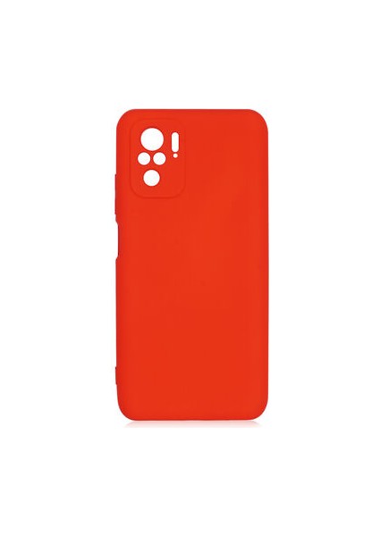 Redmi Note 10 Içi Kadife Dolgulu Şık Candy Lansman Silikon Kılıf