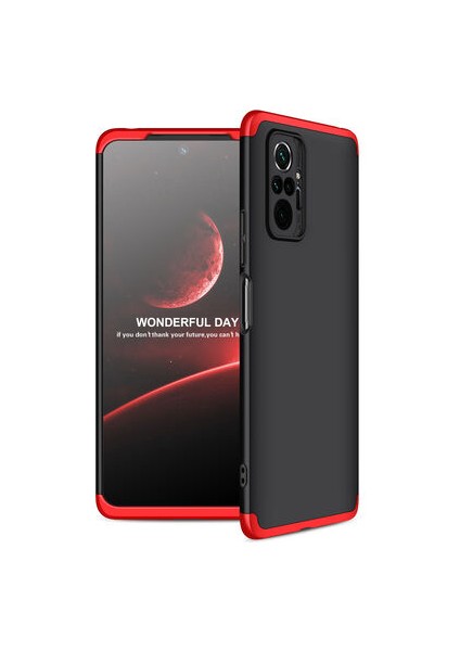 Redmi Note 10 Pro Kılıf Altı ve Üstü Sökülebilir Sert Bossy Premium Kapak