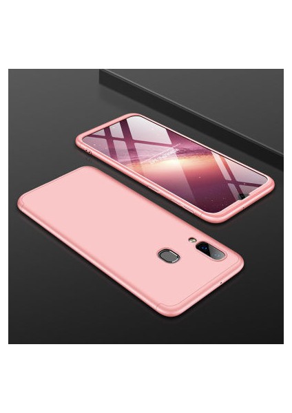 Samsung Galaxy A30 3 Parçalı Tam Koruma Şık Astrea Premium Sert Kılıf