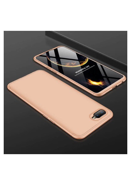 Oppo RX17 Neo 3 Parçalı Tam Koruma Şık Astrea Premium Sert Kılıf