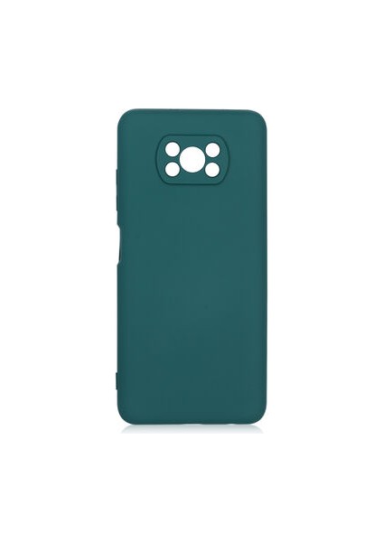 Poco X3 Pro Içi Kadife Dolgulu Şık Candy Lansman Silikon Kılıf