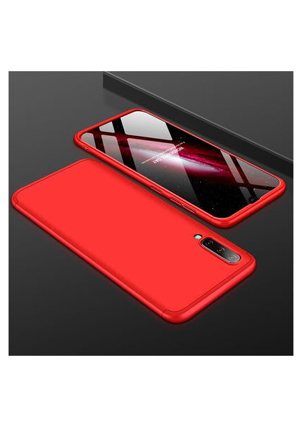 Samsung Galaxy A50 3 Parçalı Tam Koruma Şık Astrea Premium Sert Kılıf