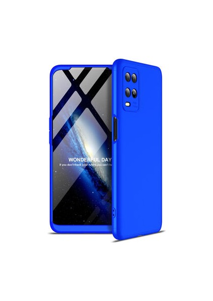 Oppo A54 4g 3 Parçalı Tam Koruma Şık Astrea Premium Sert Kılıf