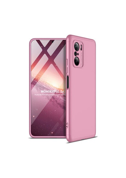 Xiaomi Mi 11i 3 Parçalı Tam Koruma Şık Astrea Premium Sert Kılıf