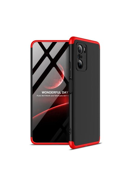 Xiaomi Mi 11i 3 Parçalı Tam Koruma Şık Astrea Premium Sert Kılıf