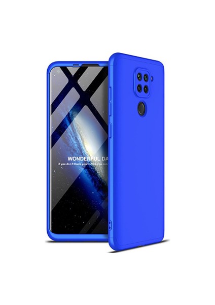 Redmi Note 9 Kılıf 3 Parçalı Şık Patch Sert Silikon Kapak