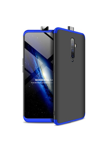 Oppo Reno 2z 3 Parçalı Tam Koruma Şık Astrea Premium Sert Kılıf