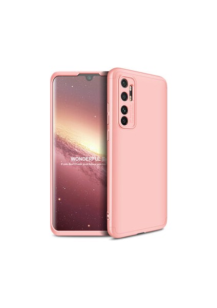 Xiaomi Mi Note 10 Lite 3 Parçalı Tam Koruma Şık Astrea Premium Sert Kılıf