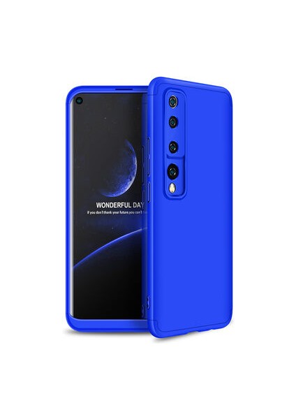 Xiaomi Mi 10 3 Parçalı Tam Koruma Şık Astrea Premium Sert Kılıf
