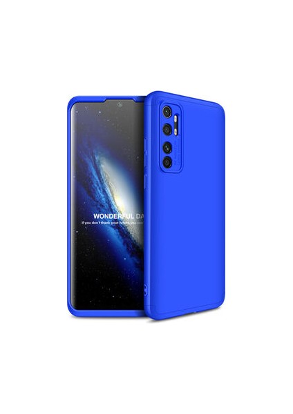 Xiaomi Mi Note 10 Lite Kılıf 3 Parçalı Şık Patch Sert Silikon Kapak
