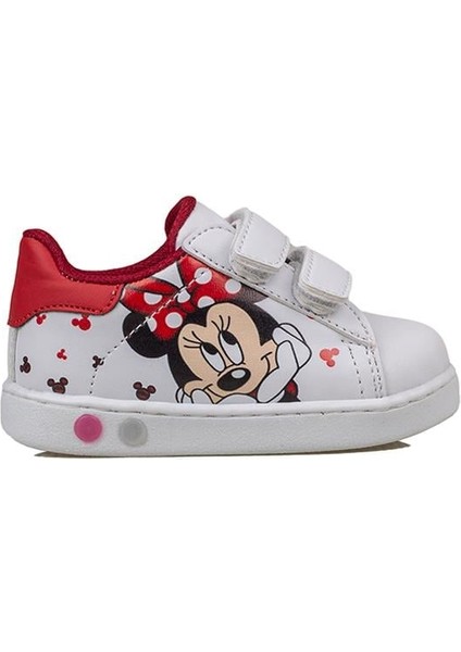 Trend Adımlar Kırmızı Işıklı Kız Çocuk Bebe Sneaker