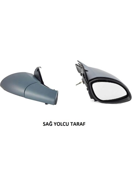 Dış Ayna Sağ Opel Vectra B Mekanik Ayar 1996-1999 Astarlı Boyanabilir Kapak 1428657 E-0660 Spj