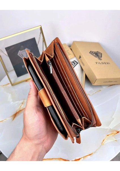 Büyük Cüzdan Telefon Bölmeli