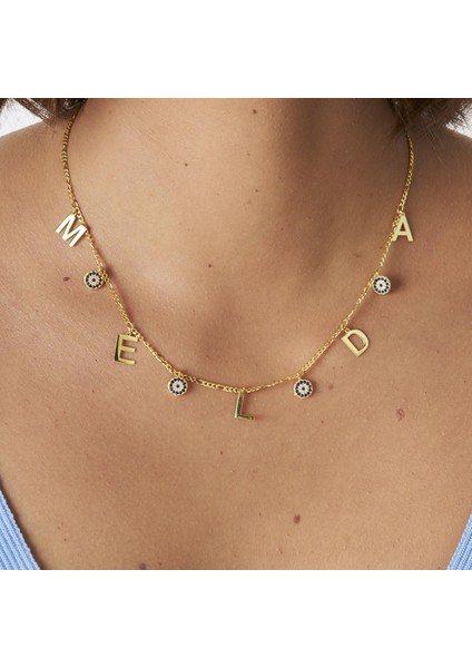 Nazarlı Isim Kolye modelleri