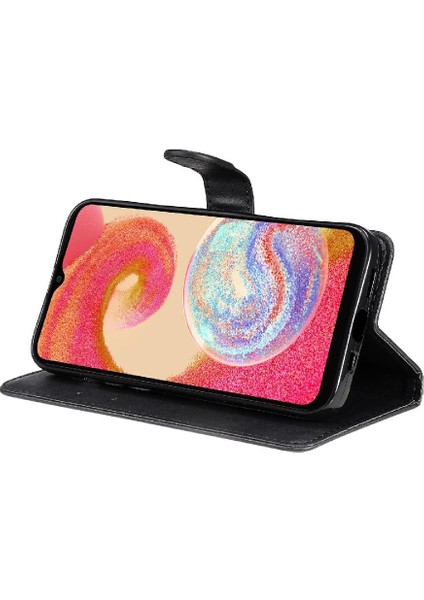Samsung Galaxy A04E Iş Cüzdan Telefon Kılıfı Için Flip Case Klasik Katı (Yurt Dışından)