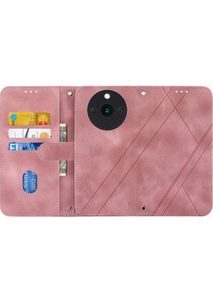 Realme 11 Pro Pu Deri Kapak Kredi Kartı Tutucu Için Filp Durumda El (Yurt Dışından)