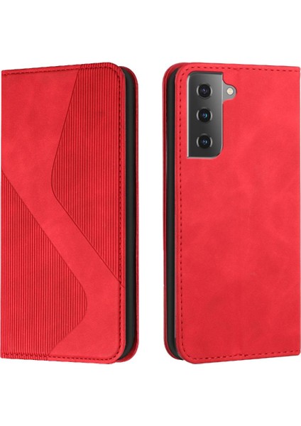 Samsung Galaxy S22 Artı Folio Kapak Cüzdan Kickstand Manyetik Pu (Yurt Dışından)