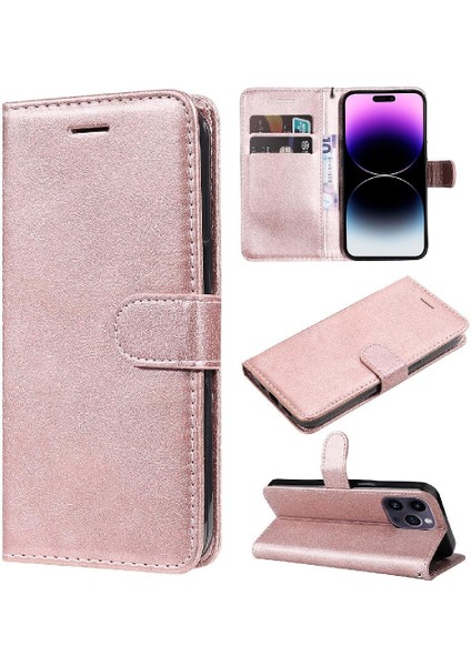 Iphone 15 Için Flip Case Pro Max Iş Cüzdan Telefon Kılıfı Yüksek Kalite (Yurt Dışından)