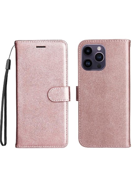 Iphone 15 Için Flip Case Pro Max Iş Cüzdan Telefon Kılıfı Yüksek Kalite (Yurt Dışından)