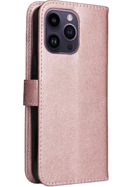 Iphone 15 Için Flip Case Pro Max Iş Cüzdan Telefon Kılıfı Yüksek Kalite (Yurt Dışından)