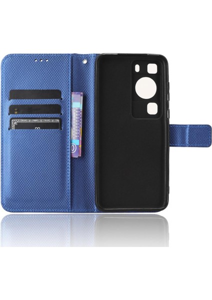 Huawei Için Kılıf P60/P60 Pro Kapak Kickstand Manyetik Cüzdan Kart Tutucu (Yurt Dışından) fırsatları