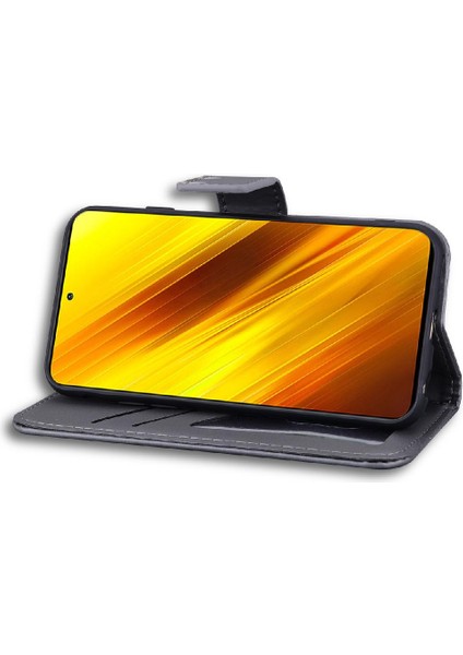 Xiaomi Poco X3 Flip Kapak Cüzdan Için Flip Case Basit Iş Darbeye (Yurt Dışından)