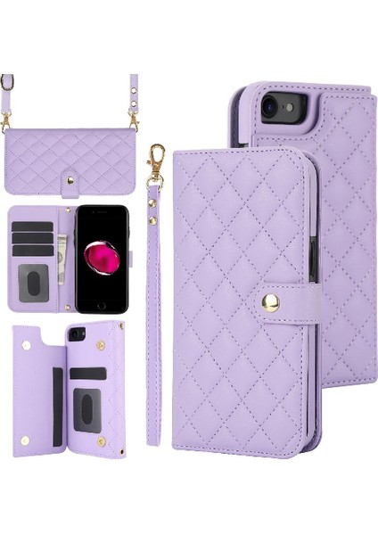 Iphone Se 2020/2022 Premium Koruma Crossbody Tarzı 5 (Yurt Dışından)