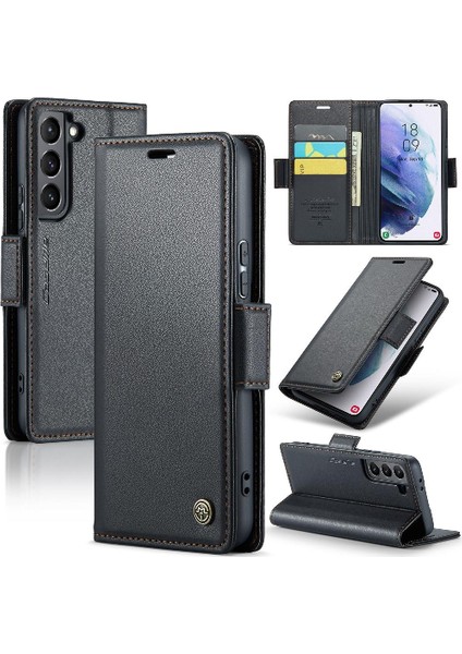 Samsung Galaxy S21 Artı Cüzdan Durumda Anti Dolandırıcılık Kickstand (Yurt Dışından)