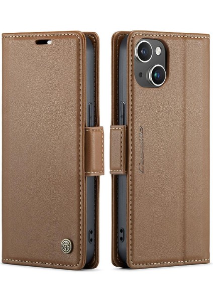 IPhone 15 Artı Anti Dolandırıcılık Kickstand Darbeye Vaka Vaka (Yurt Dışından)