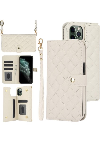 Iphone 11 Için Kılıf Pro Max Anti Hırsızlık Fırça Crossbody Tarzı ile 5 Kart (Yurt Dışından)