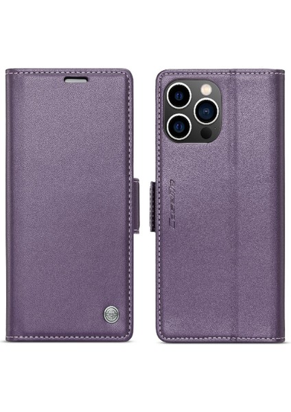 IPhone 15 Pro Max Anti Dolandırıcılık Kart Yuvası Cüzdan Durumda Durumda (Yurt Dışından)